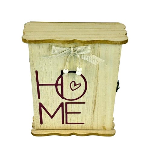صندوق مفاتيح جداري بتصميم "HOME"