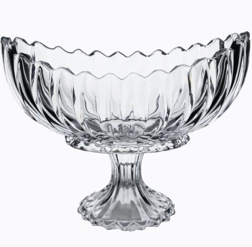 أطباق زجاجية شفافة عالية الجودة