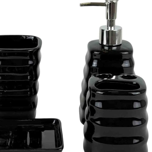 إكسسوارات حمام سيراميكي بتصميم مموج