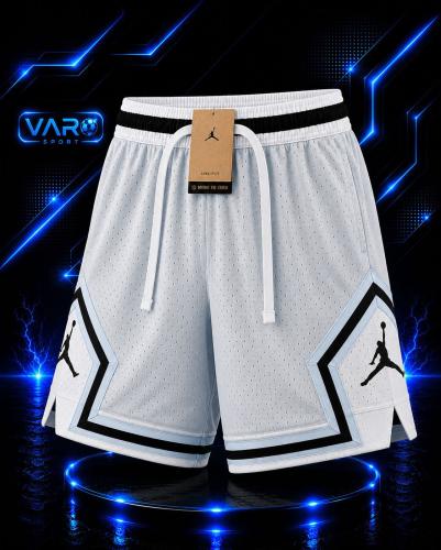 Gray and white Jordan shorts