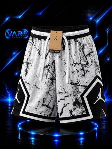 White striped Jordan shorts
