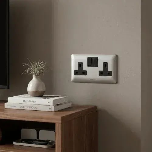 فيش 13 امبير مزدوج - باناسونيك صيني 3 الوان