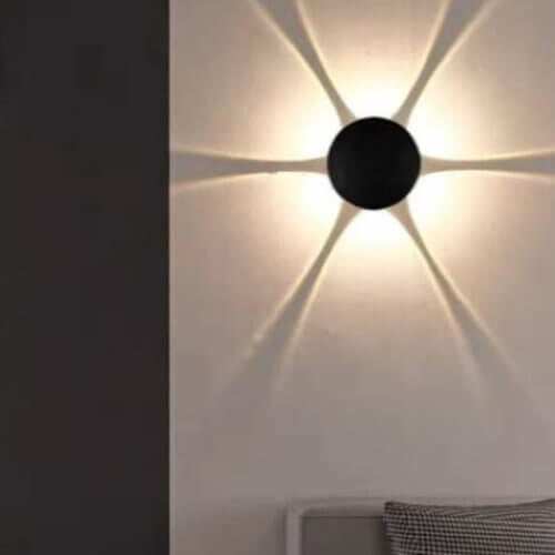 لمبات خارجيه للبيوت - اضاءة LED تصميم دائري