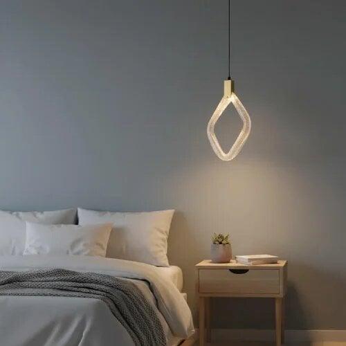 اضاءة معلقة مودرن - حلقة مضيئة ماسية