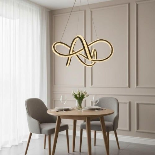 ثريا علاقي مودرن اسود - مقاس 55 سم