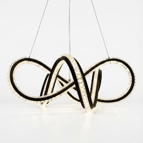 ثريا علاقي مودرن اسود - مقاس 55 سم