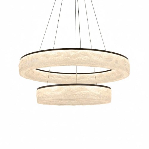 ثريا Glacier Ring – تحفة ضوئية بطبقات دائرية