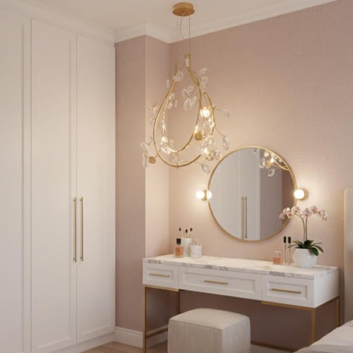 انارة معلقة كريستال - كريستالات مصقولة بعناية