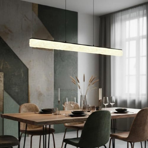 ثريا طاولة طعام مودرن - مصدر إضاءة ناعم غير حاد