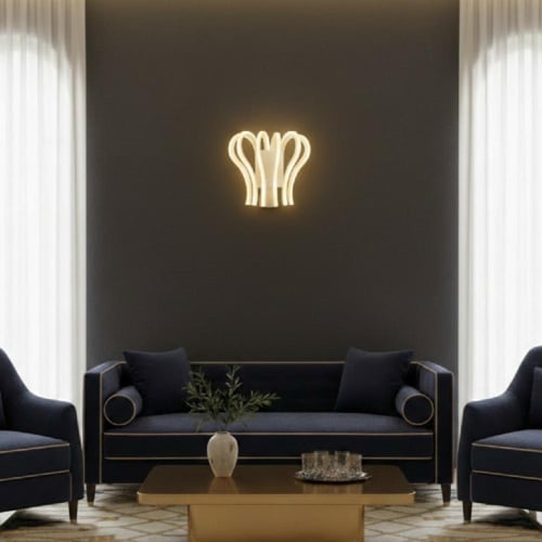 انارة جدارية Luminous Crown – انحناءات متناغمة