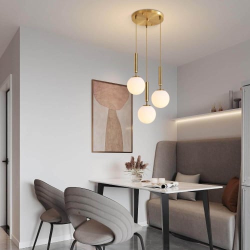 ثريا علاقي ثلاثي - ضوء خالي من التوهج