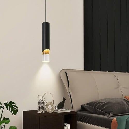 انارة معلقة اسطوانية تصميم انسيابي