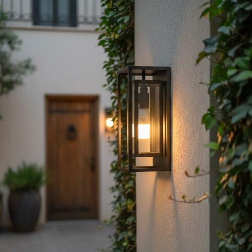 انارة جدارية فانوس - زواية دقيقة تعزز قوة التصميم