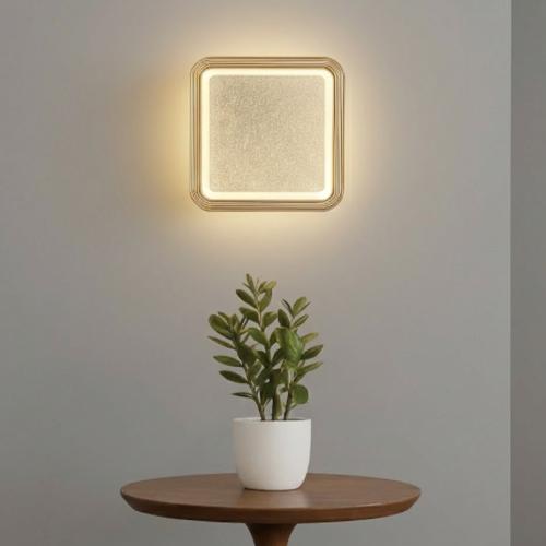 مصباح حائط ليد - بتصميم مربع أنيق