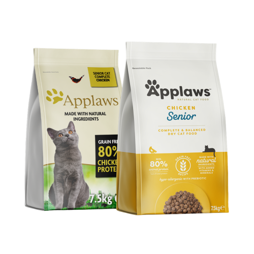 Applaws Senior Cat Dry Food Chicken 7.5kg ابلاوز ط...
