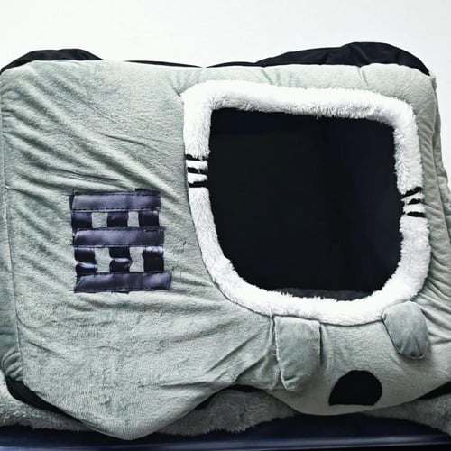 بيت للقطط من القماش الناعم