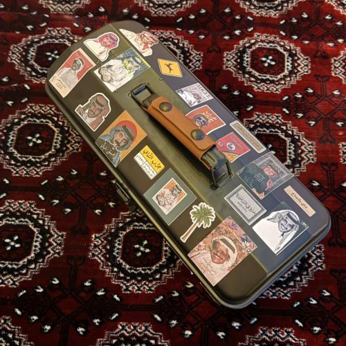 صندوق عزبة الشاهي كامل الاغراض- اسود