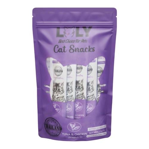 LOLY Creamy Cat Treats with Tuna and Chicken 5 x 1...