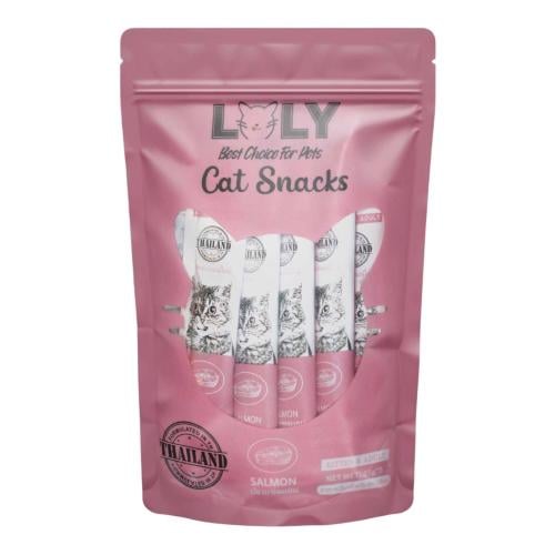 LOLY Salmon Creamy Cat Treats 5 x 15g | 75g