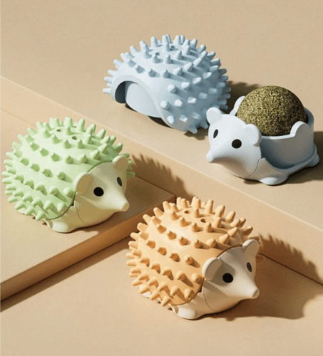 لعبة على شكل قنفذ مع كرة نعناع 2X1