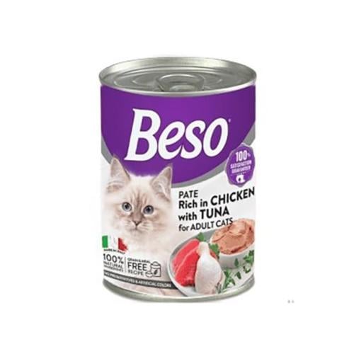 BESO Chicken & Tuna Pâté for Adult Cats 400g