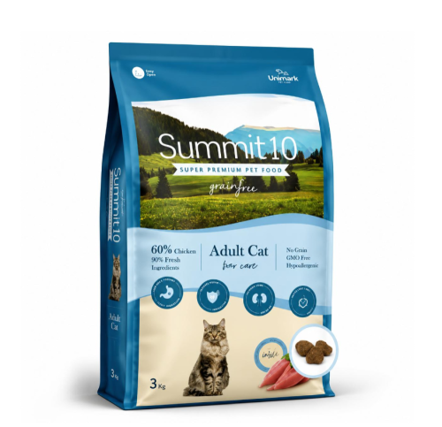 Summit10 Adult Cat Hair Care Chicken & Potato Fudg...