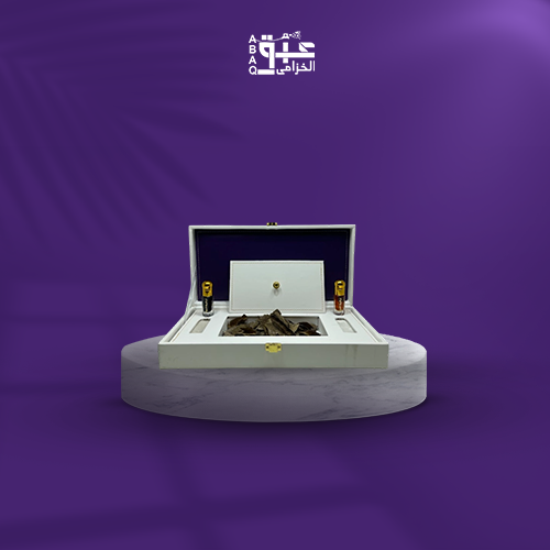 صندوق أهداء جلد إيطالي ربعين توله