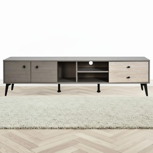 وحدة تلفاز مودرن خشب 180 سم