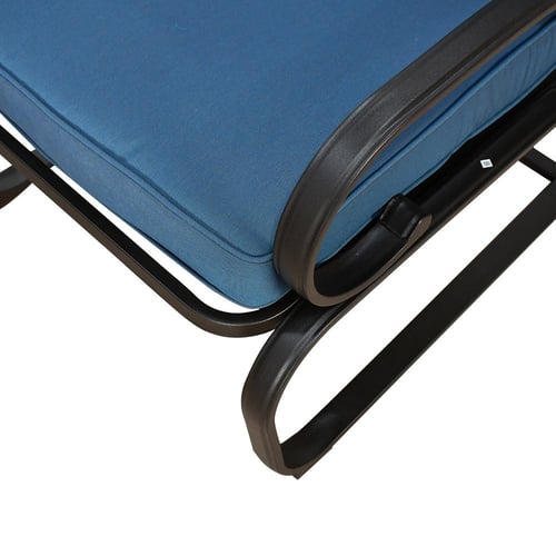 جلسة خارجية عصرية 2 مقعد وطاولة أزرق