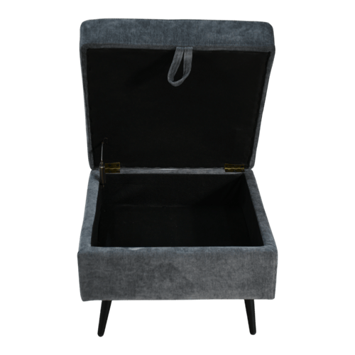 كنبة مودرن 3 مقاعد قماش مع صندوق تخزين