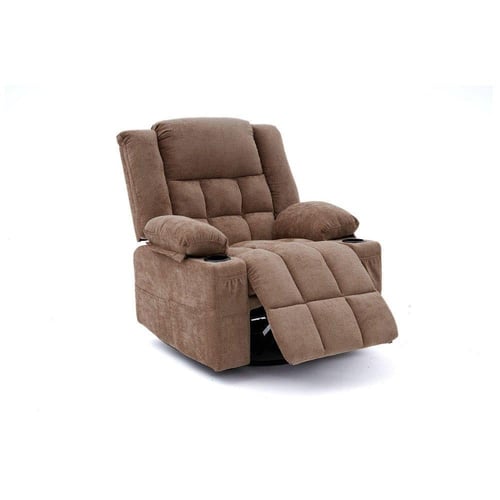 كرسي السعادة استرخاء فخم هزاز دوار قماشي مودرن كوف...