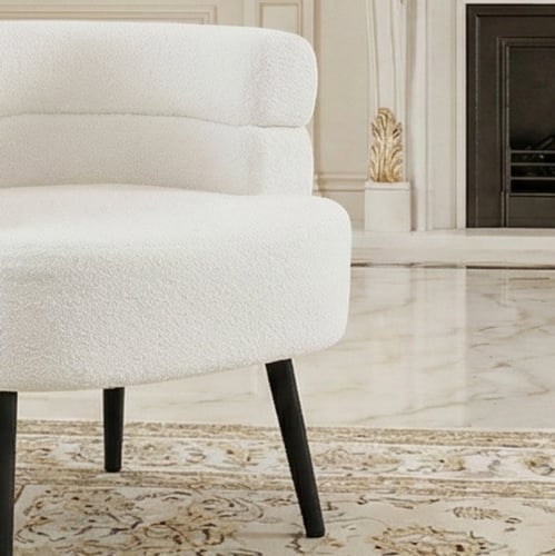 كرسي بوكيلة فاخر - ابيض