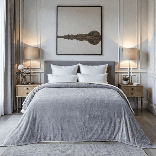 بطانية نيوم فرو فاخرة بملمس مخملي 200×230 سم