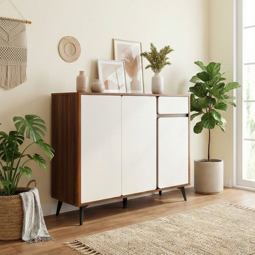 دولاب متعدد الاستخدام خشبي عصري 120 سم