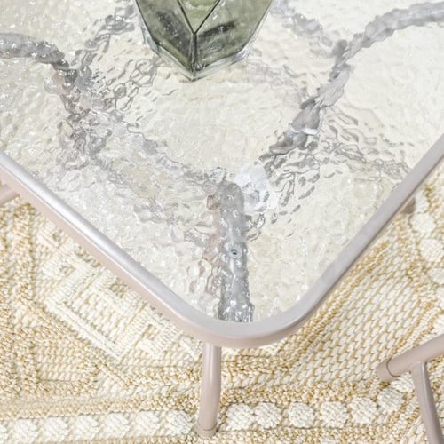 طقم كرسين وطاولة كاكي