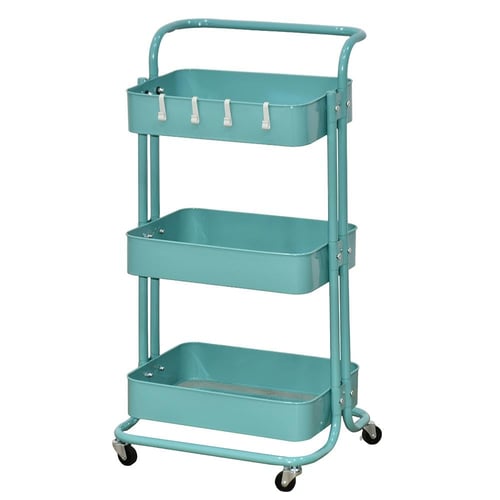 وحدة رفوف متحركة معدنية 3 أدوار تيفاني