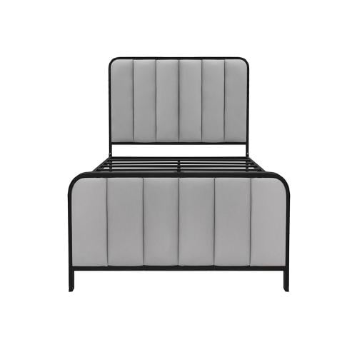 هيكل سرير معدني منجد 120x200 سم