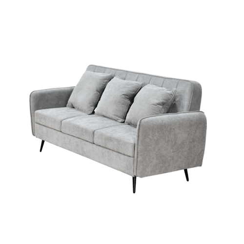 كنبة مودرن 3 مقاعد قماش مع صندوق تخزين