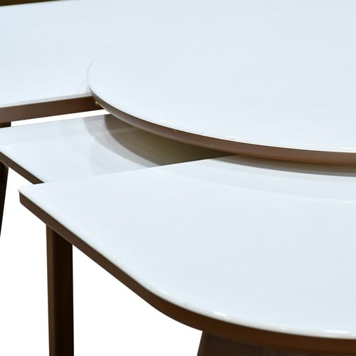 طاولة طعام رخام صناعي دوارة قابلة للتمدد 6 كراسي