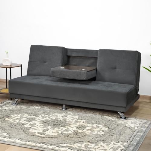 كنبة قابلة للتعديل الي سرير بطاولة مدمجة