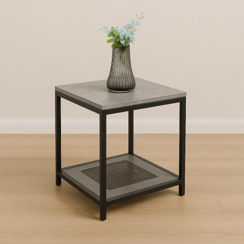 طاولة خدمة من الخشب والراتان2 دور