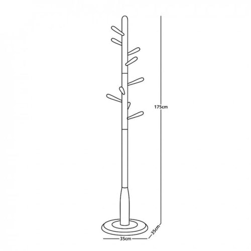 علاقة ملابس من الخشب أوف وايت 175 سم
