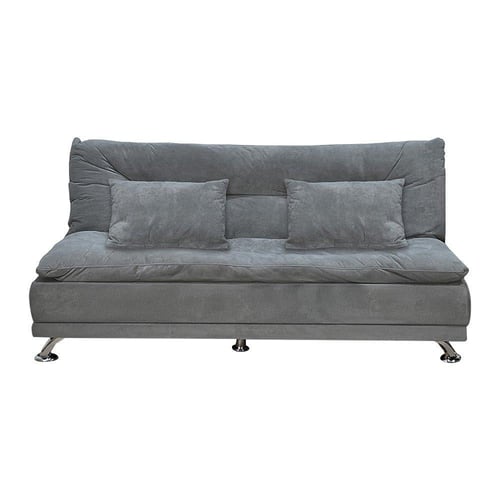 كنبة قابلة للتعديل إلى سرير - رمادي غامق