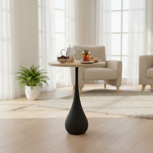 طاولة خدمة مودرن بيج وخشب – تصميم أنيق يناسب جميع...