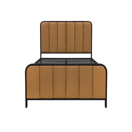 هيكل سرير معدني منجد 120x200 سم