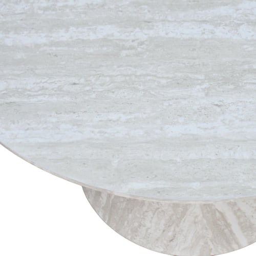 طقم طاولات خدمة 5 قطع خشبي رمادي