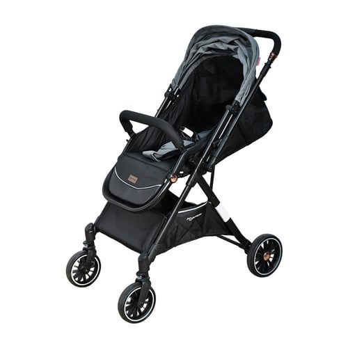 عربة أطفال قابلة للطي قماش بهيكل معدني