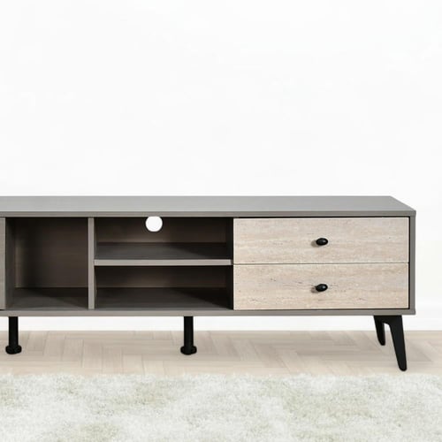 وحدة تلفاز مودرن خشب 180 سم