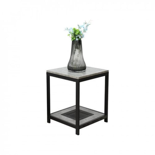 طاولة خدمة من الخشب والراتان2 دور