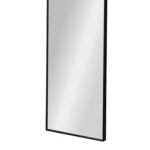 مرآة حائط بإطار أسود 55×195سم